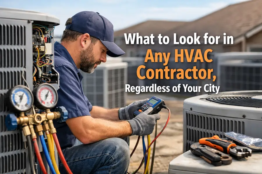 What to Look for in Any HVAC Contractor, Regardless of Your City